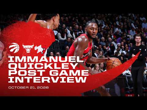 Immanuel Quickley | Post Game vs Bulls | October 21, 2026
