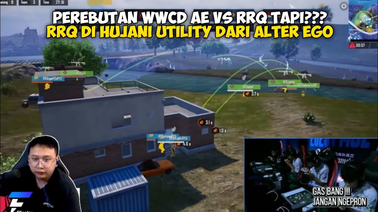 REAKSI STREAMER AE VS RRQ REBUTIN WWCD TAPI?MATCH 2 DAY 3 ERANGEL PMSL SUMMER 2025