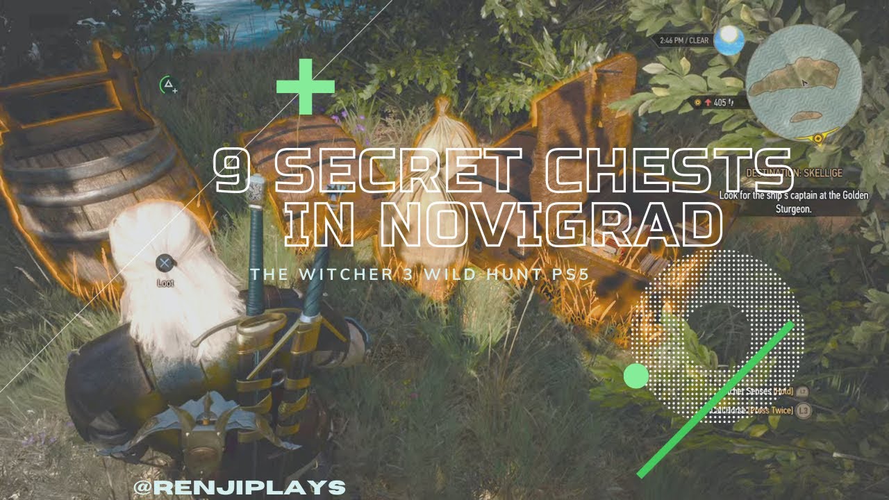9 Hidden Chests In & Around Novigrad The Witcher 3 Wild Hunt YouTube