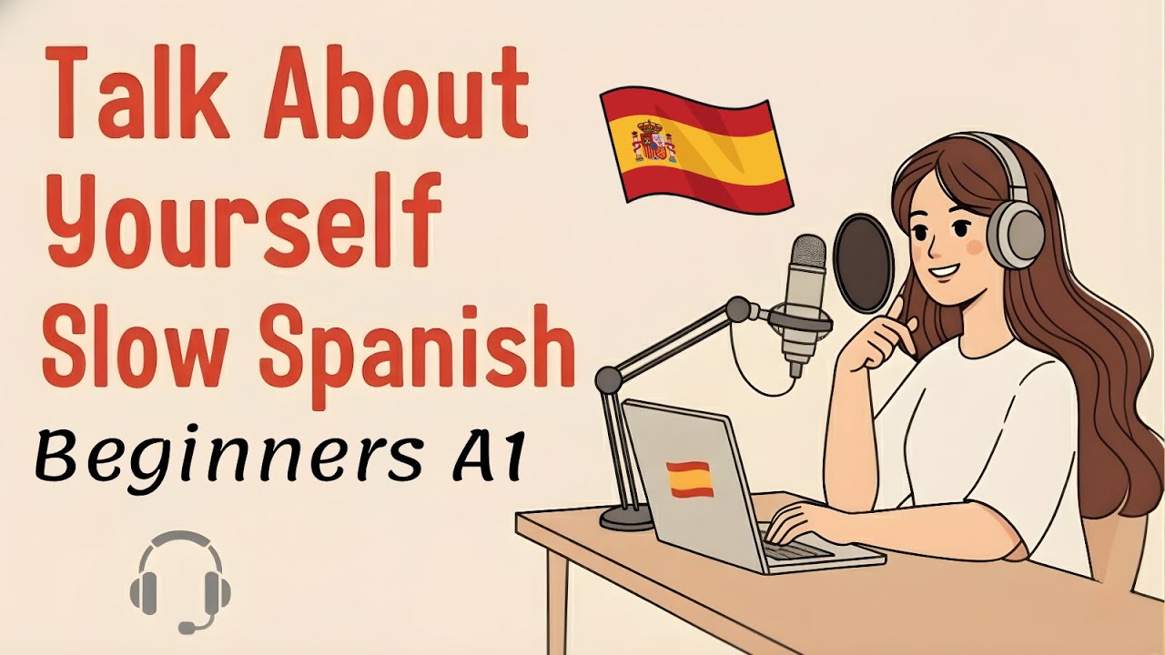 Learn to Talk About Yourself in Spanish | Slow Spanish Listening Practice for Beginners (A1–A2)