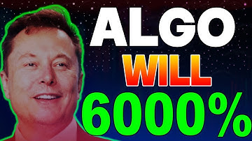 ELON MUSK : ALGORAND WILL +6000% AFTER DEAL WITH TESLA?? - ALGO PRICE PREDICTION 2023-2025