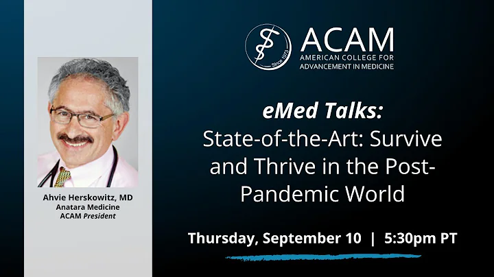 ACAM eMedTalk State of the Art A COVID Pandemic Update