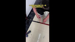 Light-blocking honeycomb folding door installed in 10 minutes
