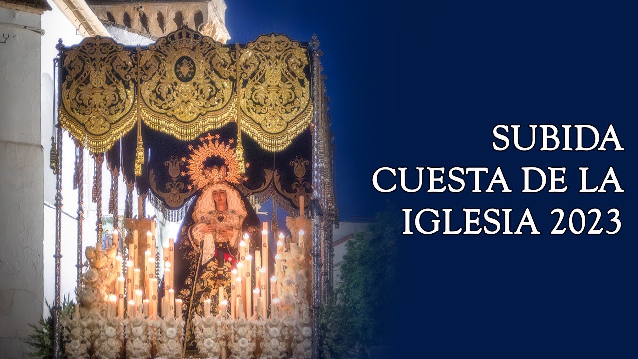 MADRUGÁ 2023 || Subida del palio de la cuesta de la iglesia