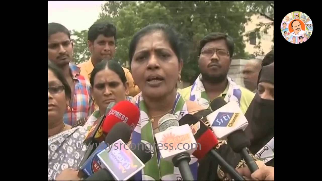 Kurnool YSRCP leaders dharna against repist