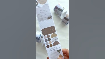 New Pion tapes - Sticky Notes! Pre-cut, matt paper surface, super easy to write on! #stationeryshop