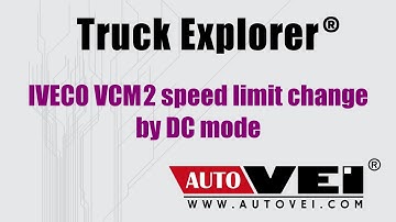 IVECO VCM2 speed limit change by DC2