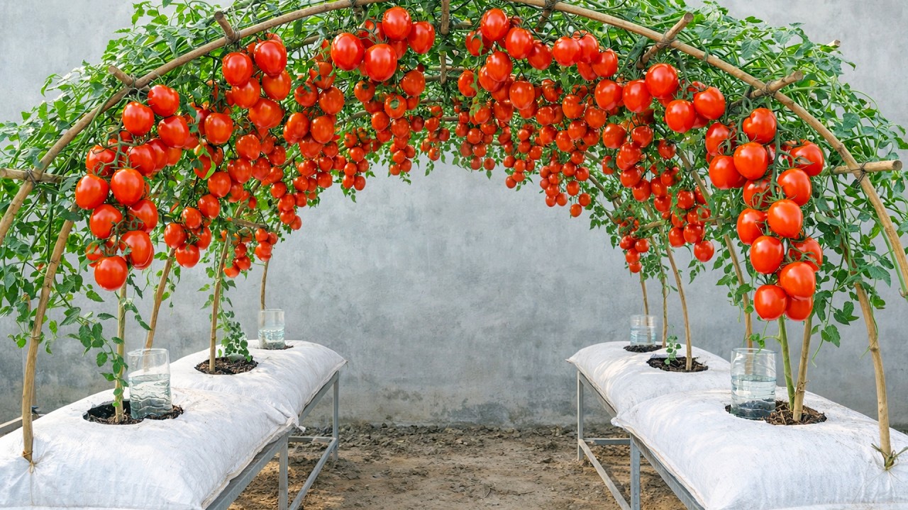 ベッドフレーム tomato Grow Octopus Tomato, Old Bags: Space-Saving Dome & High-Yield 10x