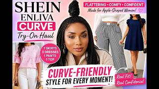 SHEIN Enliva CURVE Collection ✨ Flattering Dresses, Skirts & Everyday Style | Honest Try-On Haul