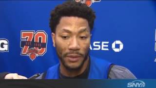 Jeff Hornacek and Derrick Rose talk New York Knicks trade rumors