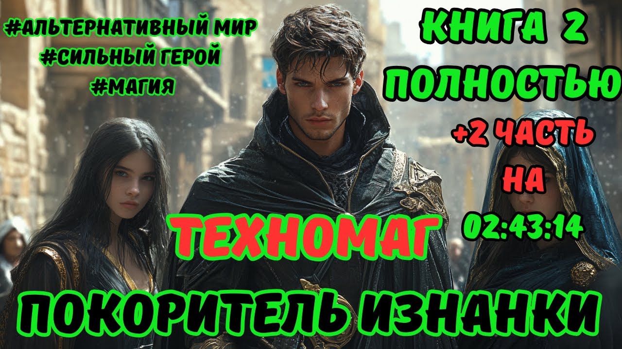 АУДИОКНИГА ПОЛНОСТЬЮ | Техномаг | КНИГА 2 | ФЭНТЕЗИ | ПОПАДАНЕЦ |  #аудиокнига  #аудиокниги #боярка