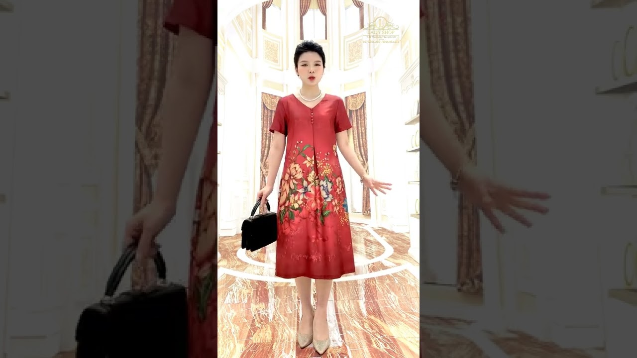 Thời Trang Trung Niên Ladyshop đầm lụa mùa hè 2022... - youtube