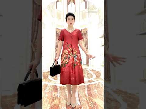 Video Thời Trang Trung Niên Ladyshop đầm lụa mùa hè 2022... - youtube