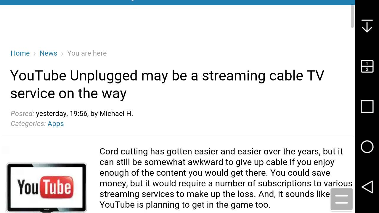 YouTube Unplugged to Launch in 2017 As a Streaming Cable TV Service
