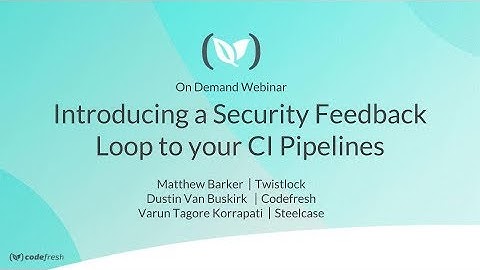Introducing a Security Feedback Loop to your CI Pipelines