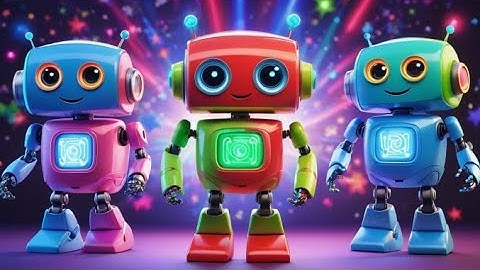 Six Toy Robots Count to Ten | Robot Counting Song for Kids | Sing, Count & Beep