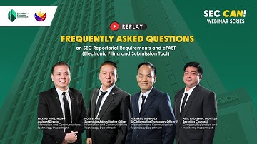 2025 Webinar on SEC Reportorial Requirements and eFAST Submission | SEC Philippines