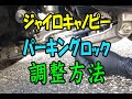ジャイロキャノピー パーキングロック調整