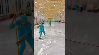 Makkah Kaaba Cleaning ♥️♥️♥️ #shorts #kabe #mekke #medine #hac #umre #ilahi #ravza #makkah #madina