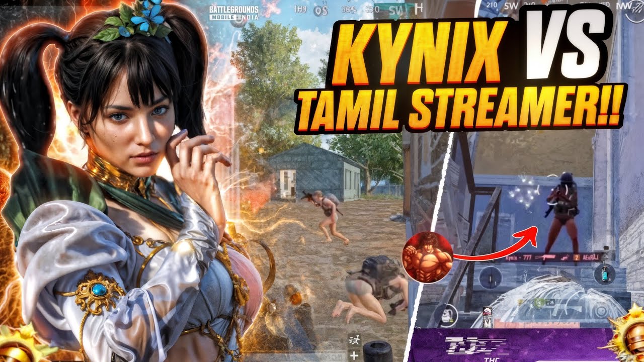 Kynix vs Pro Tamil Streamer 🔥🥷🏼| Fastest Android Player | BGMI - PUBGMOBILE