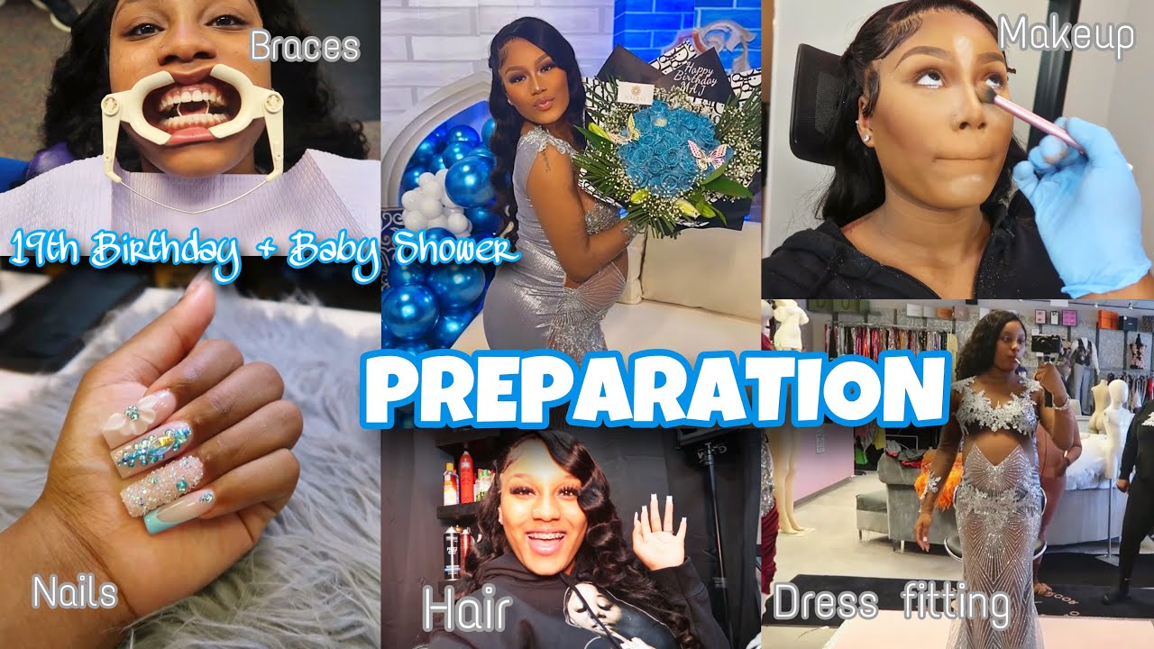 GRWM TO CELEBRATE MY BABY SHOWER ON MY 19TH BIRTHDAY!.. ❤︎ | Semaj Lesley