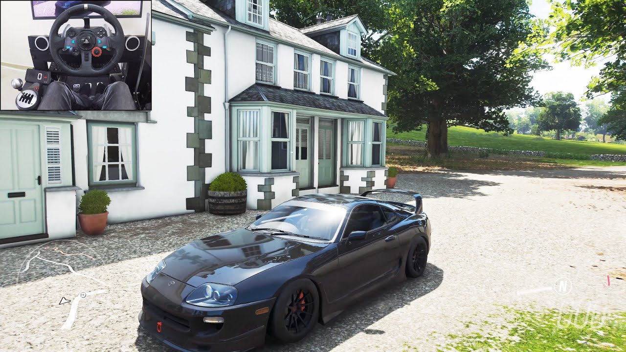 forza 4 Update New 1600BHP Toyota Supra - Forza Horizon 4 | Logitech g29 gameplay