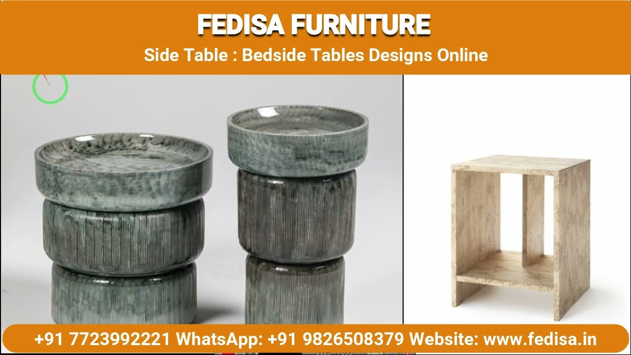 Marble Bedside Table Side Table: Bedside Tables Designs Online