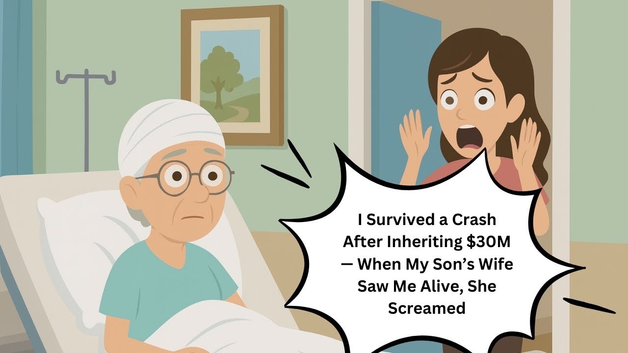 I Survived a Crash After Inheriting $30M — When My Son’s Wife Saw Me Alive, She Screamed