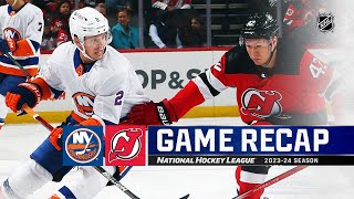 Islanders @ Devils 11/28 | NHL Highlights 2023