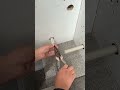 Easy and fast bathroom pipe connection process #shorts