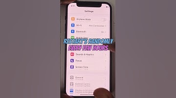 iPhone randomly restart fixed. also we fix iPhone restart every few minutes once by panic log#shorts