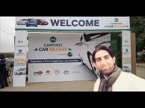 Used Car Bazar live auction at Expo Center Karachi