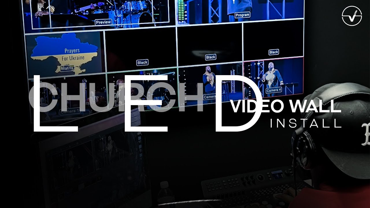 Church Video Wall Install | Evangelistic Center Church | Justin Vaughn ...