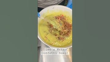 🎊 Confetti Soap!🎉