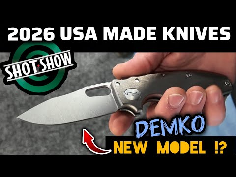 NEW USA MADE KNIVES FOR 2026 : SHOT SHOW FUN