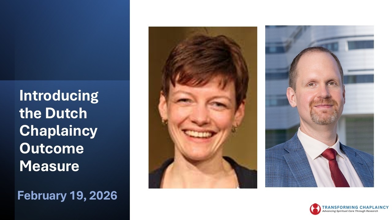 Introducing the Dutch Chaplaincy Outcome Measure