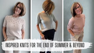 End of Summer Knitting Patterns #fashionover50 #knittingfashion 
