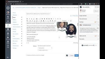 Optional: 4B Pope Tech Accessibility Checker Tool