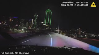 Irving police release dashcam video showing deadly chase and crash