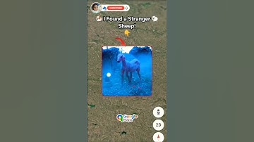 I Found a Stranger Sheep 🐏 On Google Earth And Map #shorts #earth #maps