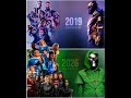 Marvel 2019: 😎 vs Marvel 2026: 💚