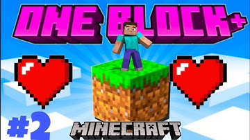 Minecraft One Block part #2 #minecraft #Oneblock
