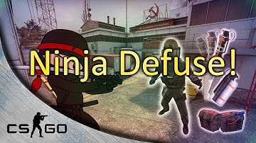 Ninja defuse on cache CSGO
