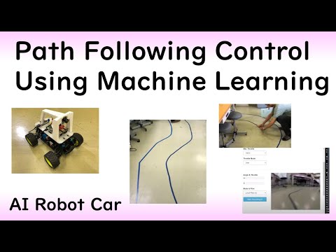 Path following control using machine learning Donky car kit