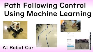 Path following control using machine learning Donky car kit