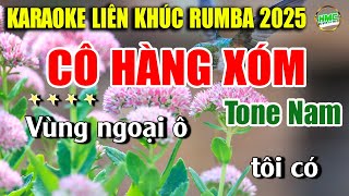 Karaoke Liên Khúc Trữ Tình Tone Nam Dễ Hát | NHẠC XƯA BOLERO TOÀN BÀI HAY - CÔ HÀNG XÓM