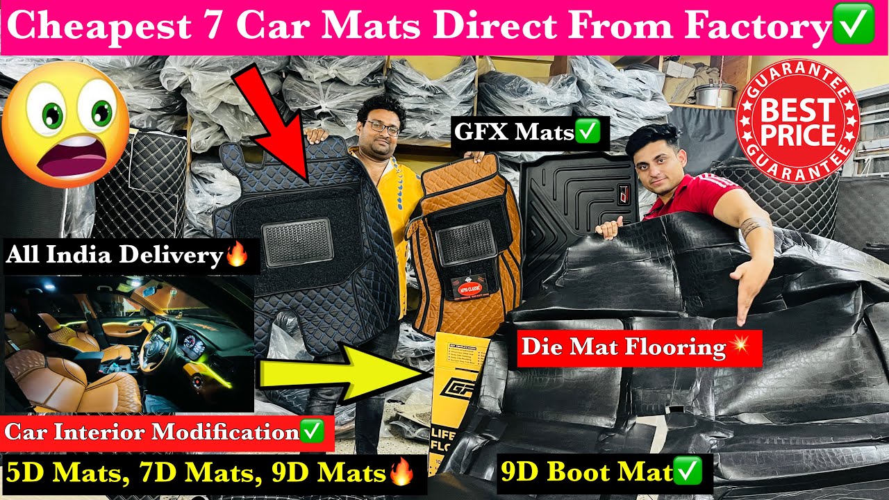 Cheapest Car Seat Covers Cheapest Car Mats😍GFX Mats, 5d Mat, 7d Mat