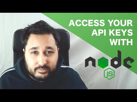 Easily access your API keys with Node JS