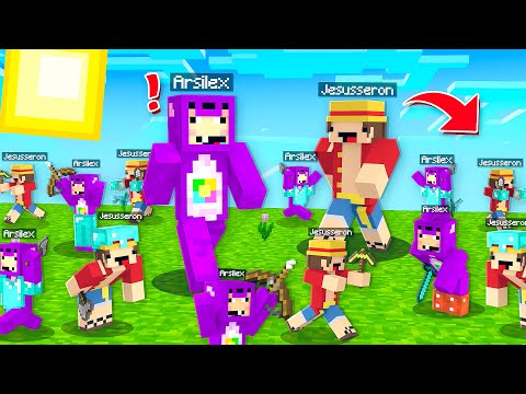 MINECRAFT pero CREAMOS COPIAS de NOSOTROS MISMO - Minecraft Aleatorio