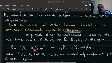 Unit vectors in curvilinear coordinates (23-VC-4)